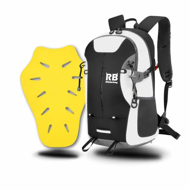 armoured backpack for laptop and bike Motorcycle Backpack and Spine Protector Combo Riderbag – Riderbag  Reflective Bike Commuter & Motorcycle Backpacks