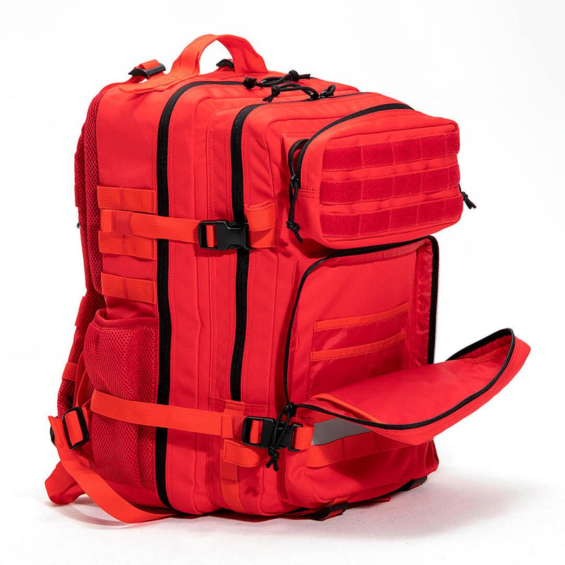 Load image into Gallery viewer, Riderbag Xtreme 45L Tactical Backpack - Red - Tactical Backpack | Riderbag Reflective Bike Commuter & Motorcycle Backpacks