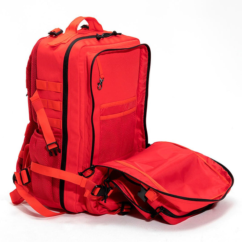 Load image into Gallery viewer, Riderbag Xtreme 45L Tactical Backpack - Red - Tactical Backpack | Riderbag Reflective Bike Commuter & Motorcycle Backpacks