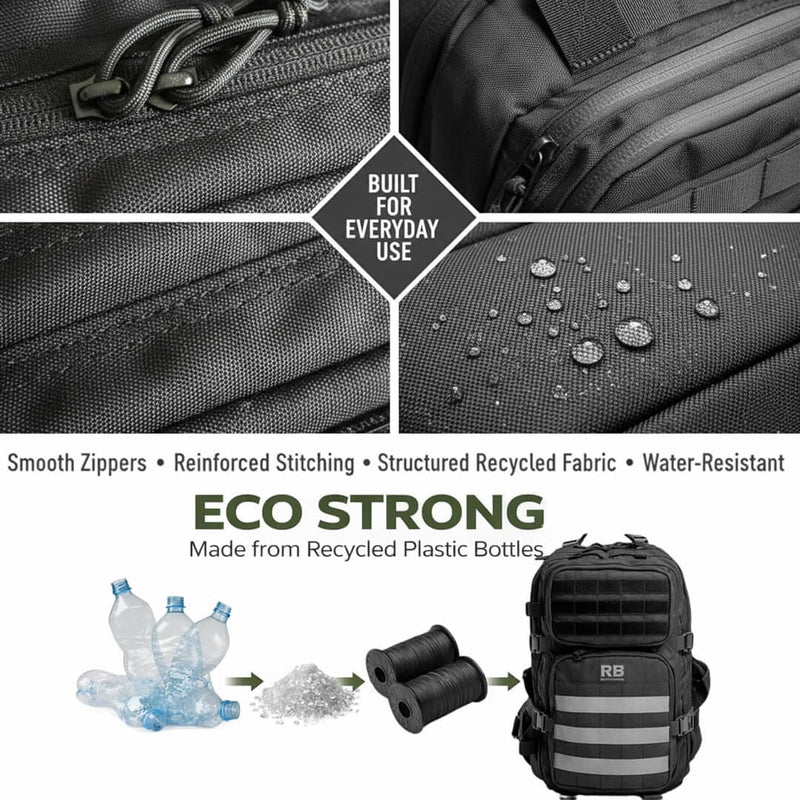 Load image into Gallery viewer, Riderbag Xtreme 45L Tactical Backpack - Black