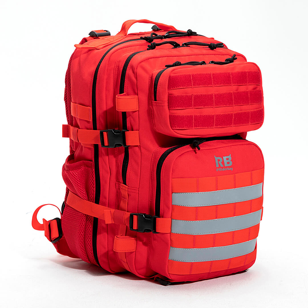 tactical backpack red riderbag