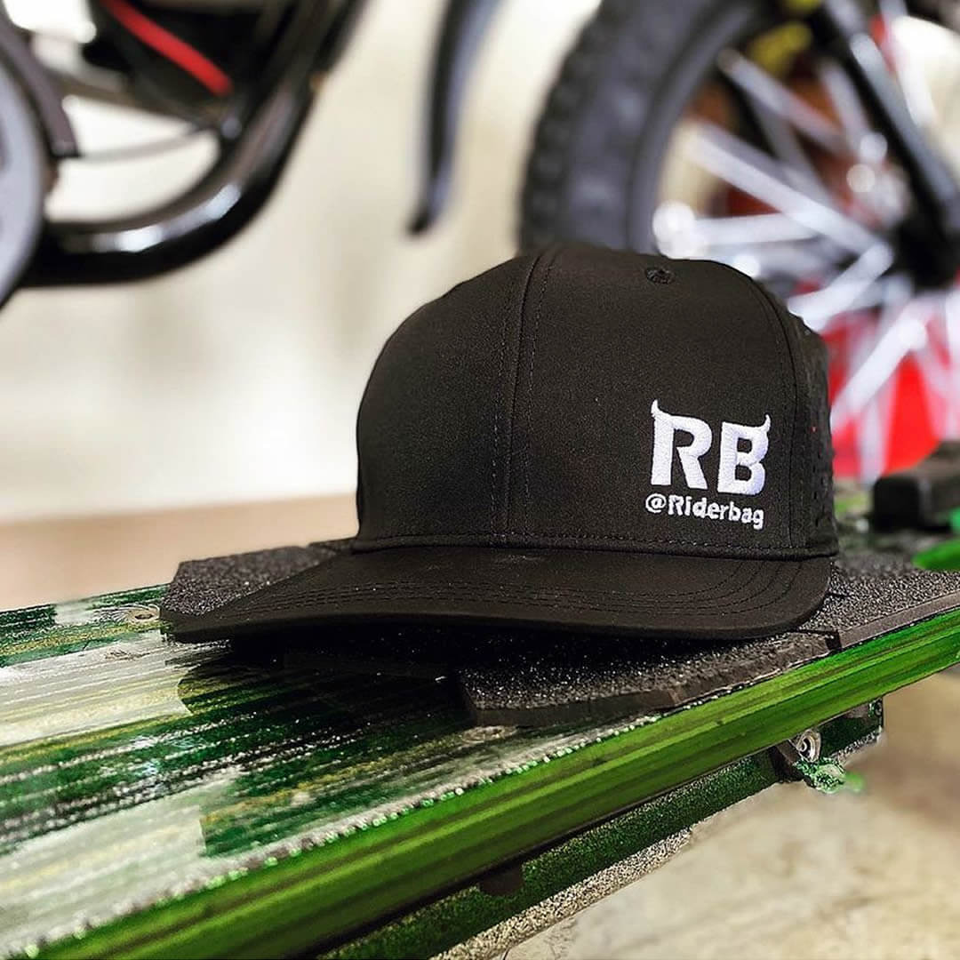 flat brim hat baseball hat, flat bill hat, riderbag