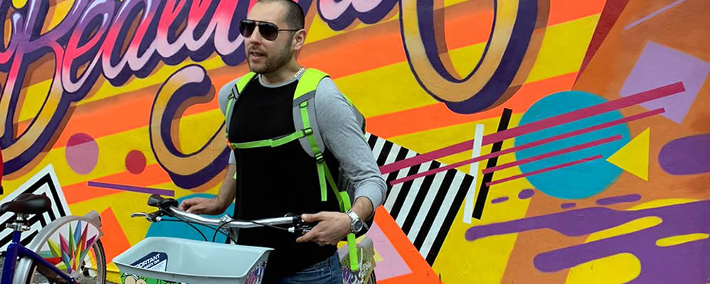 miami, wynwood, city bike, rider bag, bike commuter, bike backpcak, hi vis backpack, reflective backpack, skateboard backpack, latino, florida, bike ride, bike to work, bike to school, se bike, trek bikes, mountain biking, mtb