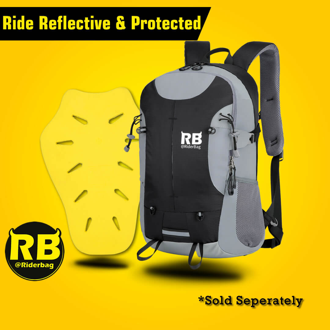 Motorcycle Backpack, Black Backpack, Rider Bag