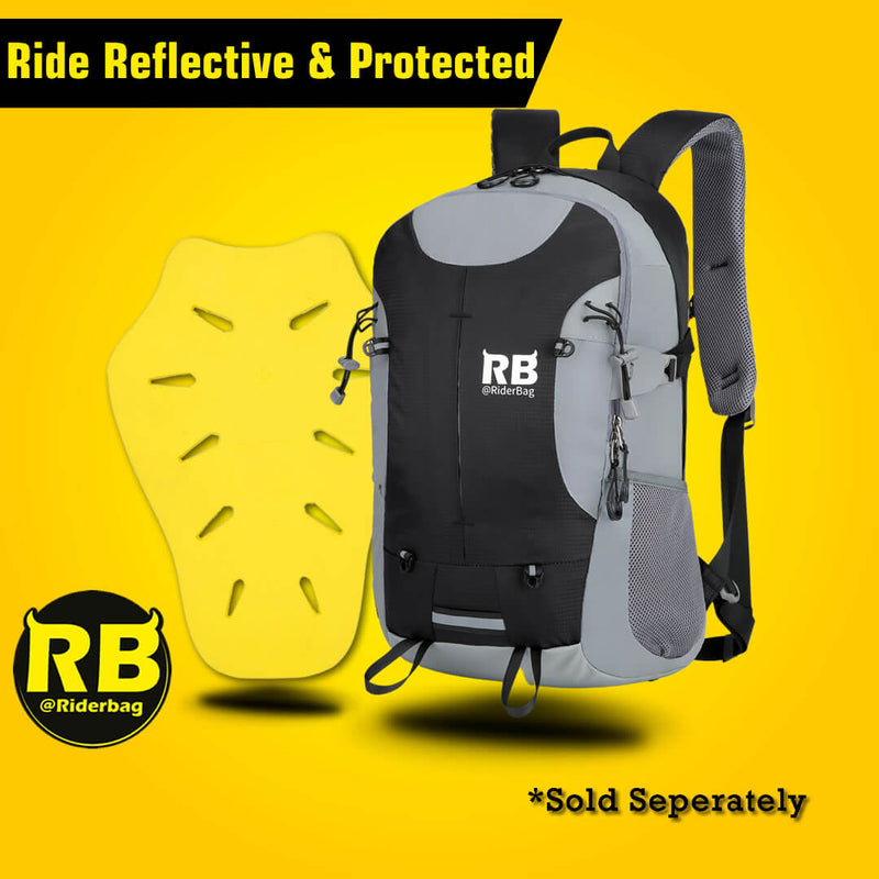 Laden Sie das Bild in Galerie -Viewer, Motorcycle Backpack, Black Backpack, Rider Bag
