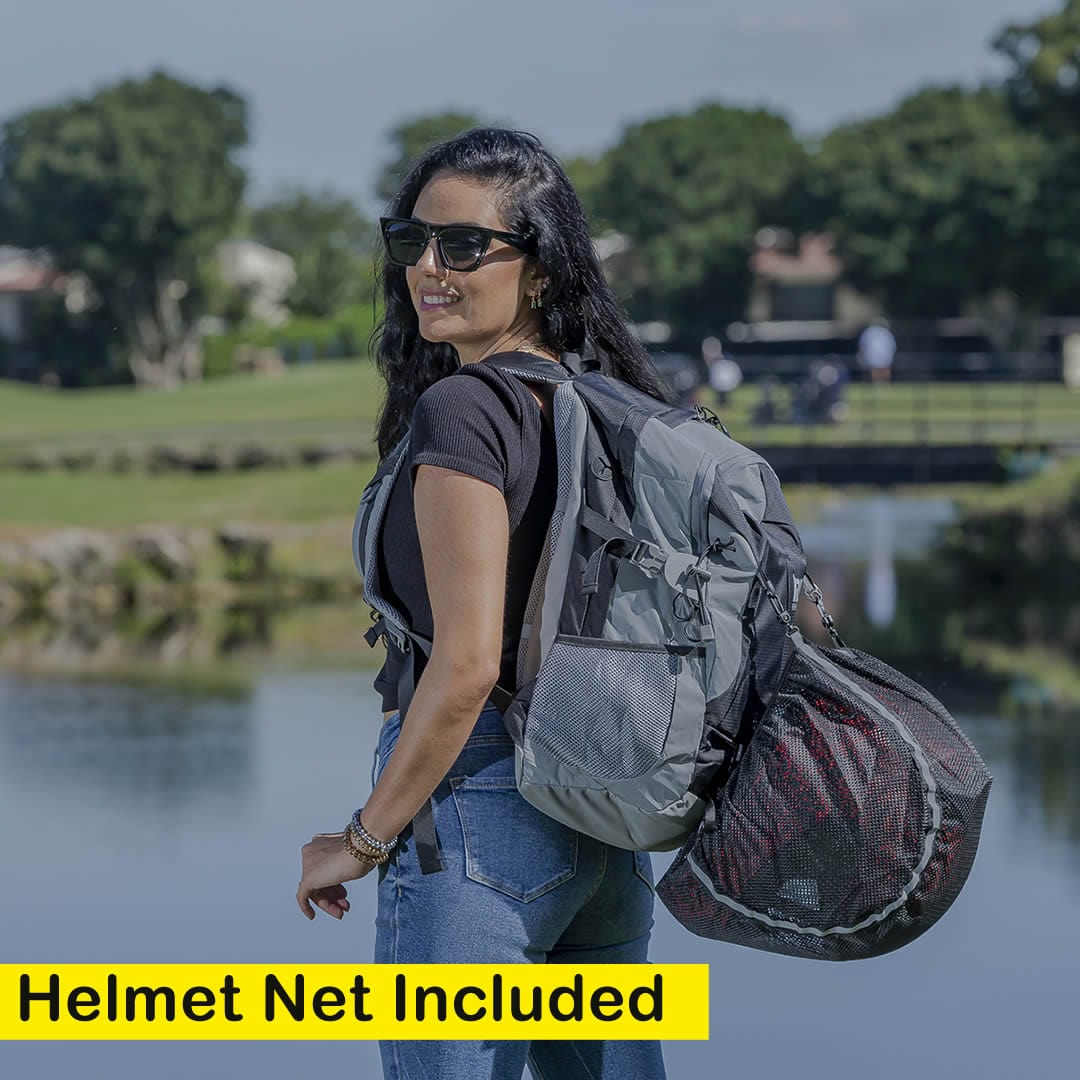 helmet backpack, helmet holder