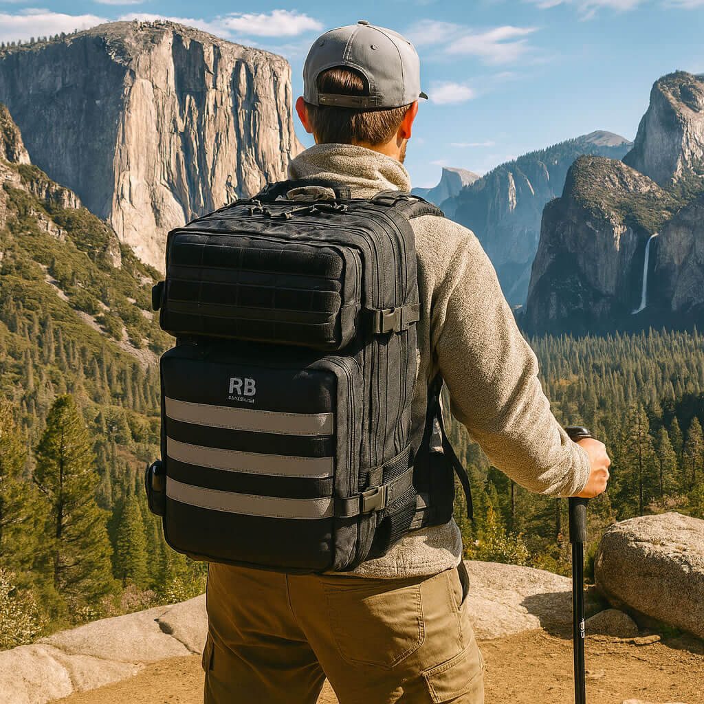 tactical backpack, hiking backpack, large backpack for men