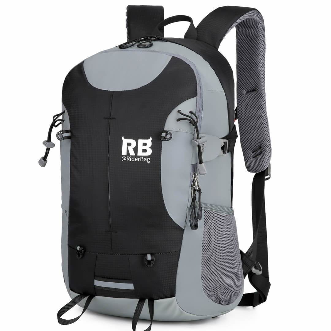 Bycicle Backpack Motorcycle Backpack (35L) – Reflective & Hi-Vis | Riderbag Reflektor35 ...