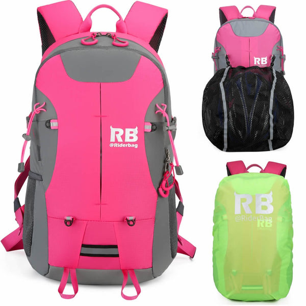 reflective-pink-backpack-bike-