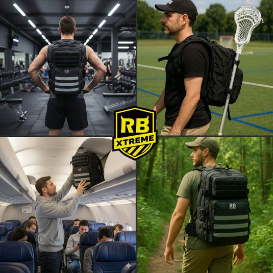 riderbag travel gym 30l small backpack in black