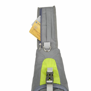 Green Reflective Crossbody Bag shoulder strap zipper for storage