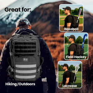 lacrosse backpcak, baseball backpack, hockey backpack