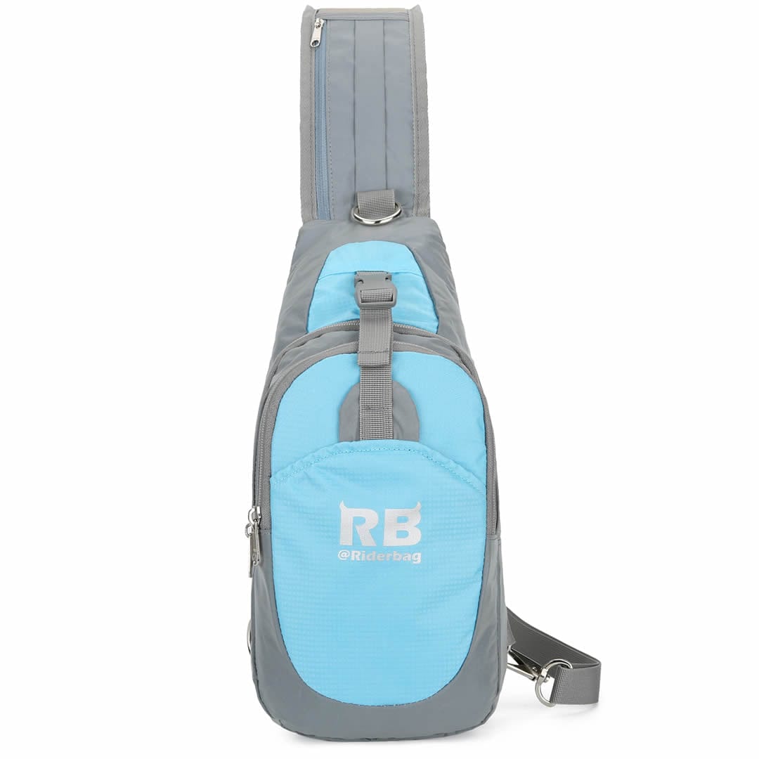 blue backpack, blue travel bag, cross body bag, sling bag, slingbag, crossbody bag, travel slingbag, waterproof cross body bag, slingbag for men
