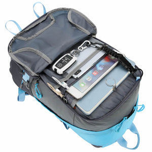 35l backpack, skateboard backpack, scooter backpack, blue backpack