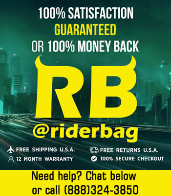 100% Satisfaction guaranteed or money back - RiderBag
